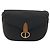 Borsa a tracolla Christian Dior in pelle nera e oro Auth 194288A Nero D'oro - vista 13