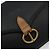 Borsa a tracolla Christian Dior in pelle nera e oro Auth 194288A Nero D'oro - vista 17