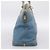 LOUIS VUITTON Borsa a Mano Suhari Lockit PM Pelle Blu Oro M95434 LV Auth bs36420 - vista 3