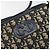 Borsa a Spalla in Tela Trotter Christian Dior Blu Navy Oro Auth 186959A D'oro - vista 18