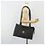 Borsa a spalla MCM Vicetos Logogram PVC Nero Oro Auth bs36729 D'oro - vista 22