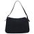 Borsa a tracolla FENDI Mamma Baguette in lana blu navy argento Auth 196191 - vista 2
