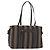 Pequin FENDI Pecan Canvas Tote Bag Braun Schwarz Auth 195728A