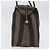 Pequin FENDI Pecan Canvas Tote Bag Braun Schwarz Auth 195728A - Ansicht 3