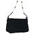 Borsa a tracolla con catena FENDI Velor Black Auth 195236A Nero