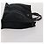Hermès Borsa HERMES Fourre Tout in cotone Set di 3 Nero Rosso Auth 192553 - vista 11