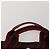 Hermès Borsa HERMES Fourre Tout in cotone Set di 3 Nero Rosso Auth 192553 - vista 6