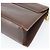Borsa a spalla con catena Salvatore Ferragamo in pelle marrone scuro oro Auth 195566 - vista 15