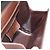 Borsa a spalla con catena Salvatore Ferragamo in pelle marrone scuro oro Auth 195566 - vista 17