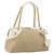 Borsa Boston Miu Miu Canvas Beige Silver Auth 194986 Argento