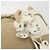 Borsa Boston Miu Miu Canvas Beige Silver Auth 194986 Argento - vista 17