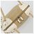 Borsa Boston Miu Miu Canvas Beige Silver Auth 194986 Argento - vista 6