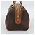 Céline Borsa Boston CELINE Macadam Canvas PVC Pelle Marrone Oro Auth 194340A D'oro - vista 3