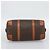Céline Borsa Boston CELINE Macadam Canvas PVC Pelle Marrone Oro Auth 194340A D'oro - vista 5