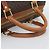Céline Borsa Boston CELINE Macadam Canvas PVC Pelle Marrone Oro Auth 194340A D'oro - vista 7
