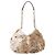 Borsa a tracolla con catena BURBERRY Pelliccia Beige Gold Auth 196269A D'oro - vista 2