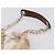 Borsa a tracolla con catena BURBERRY Pelliccia Beige Gold Auth 196269A D'oro - vista 8