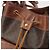Céline Borsa a Tracolla CELINE Macadam PVC Pelle Marrone Tono Oro Auth 196099 - vista 10