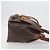 Céline Borsa a Tracolla CELINE Macadam PVC Pelle Marrone Tono Oro Auth 196099 - vista 3