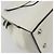 Céline Borsa a mano CELINE Edge Medium in pelle bianca e argento Auth 194359A Bianco - vista 16