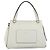 Céline Borsa a mano CELINE Edge Medium in pelle bianca e argento Auth 194359A Bianco - vista 2