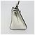 Céline Borsa a mano CELINE Edge Medium in pelle bianca e argento Auth 194359A Bianco - vista 3