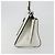 Céline Borsa a mano CELINE Edge Medium in pelle bianca e argento Auth 194359A Bianco - vista 4