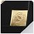 Borsa a tracolla CHANEL Matelasse con catena in raso nero e oro CC Auth 195338A D'oro - vista 20