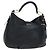 Borsa a Spalla PRADA Vittero Dino Leather Black Gold Auth 194765M Nero D'oro