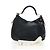Borsa a Spalla PRADA Vittero Dino Leather Black Gold Auth 194765M Nero D'oro - vista 12