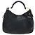 Borsa a Spalla PRADA Vittero Dino Leather Black Gold Auth 194765M Nero D'oro - vista 13