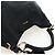 Borsa a Spalla PRADA Vittero Dino Leather Black Gold Auth 194765M Nero D'oro - vista 14