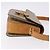 Céline Borsa a tracolla CELINE Macadam Canvas PVC Beige Gold Auth 195634 D'oro - vista 3