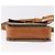 Céline Borsa a tracolla CELINE Macadam Canvas PVC Beige Gold Auth 195634 D'oro - vista 5