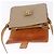Céline Borsa a tracolla CELINE Macadam Canvas PVC Beige Gold Auth 195634 D'oro - vista 9