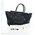 Céline CELINE Luggage Hand Bag Leather Black Gold Auth am12236V Golden - view 12