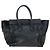Céline CELINE Luggage Hand Bag Leather Black Gold Auth am12236V Golden - view 2