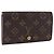 LOUIS VUITTON Monogram Porte Monnaie Billets Tresor Wallet M61730 Auth 194485A Monogramma