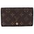 LOUIS VUITTON Monogram Porte Monnaie Billets Tresor Wallet M61730 Auth 194485A Monogramma - vista 13