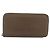 Hermès HERMES Cartera Larga Azap Cuero Beige Silver Auth 196019 Plata - vista 13