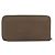 Hermès HERMES Cartera Larga Azap Cuero Beige Silver Auth 196019 Plata - vista 2