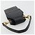 BURBERRY Pochette in pelle nera e oro Auth 195059A Nero D'oro - vista 6