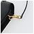 BURBERRY Pochette in pelle nera e oro Auth 195059A Nero D'oro - vista 9