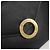 Céline Borsa a pochette CELINE Circle Clutch Bag Leather Black Gold Auth 195006 Nero D'oro - vista 17