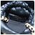 CHANEL Matelasse Chain Shoulder Pouch Lamb Skin Black Gold Tone CC Auth 196221M Nero - vista 10