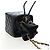 CHANEL Matelasse Chain Shoulder Pouch Lamb Skin Black Gold Tone CC Auth 196221M Nero - vista 6