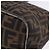 Borsa a mano FENDI Zucca Canvas Marrone Argento Auth 195759 - vista 16