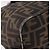Borsa a mano FENDI Zucca Canvas Marrone Argento Auth 195759 - vista 9