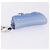 Pouch Saddle Christian Dior in pelle blu argento Auth bs36430V - vista 7