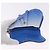 Pouch Saddle Christian Dior in pelle blu argento Auth bs36430V - vista 9
